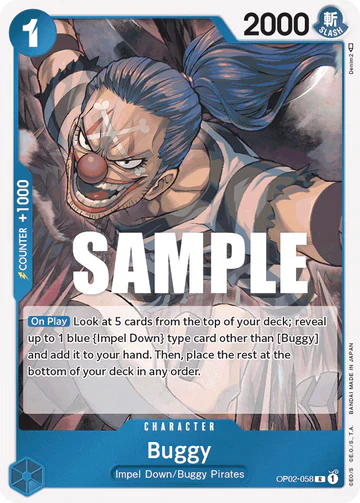 Buggy - OP02-058 R - OP02 Paramount War - One Piece Card Game (Foil)