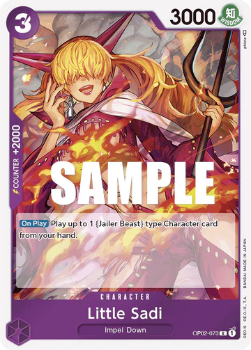 Little Sadi - OP02-073 R - OP02 Paramount War - One Piece Card Game (Foil)