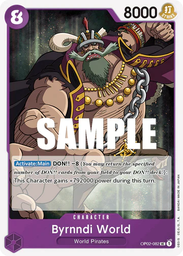 Byrnndi World - OP02-082 UC - OP02 Paramount War - One Piece Card Game