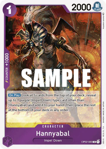Hannyabal - OP02-083 R - OP02 Paramount War - One Piece Card Game (Foil)