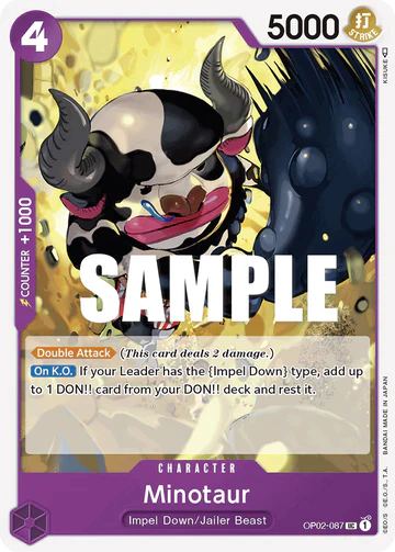Minotaur- OP02-087 UC - OP02 Paramount War - One Piece Card Game