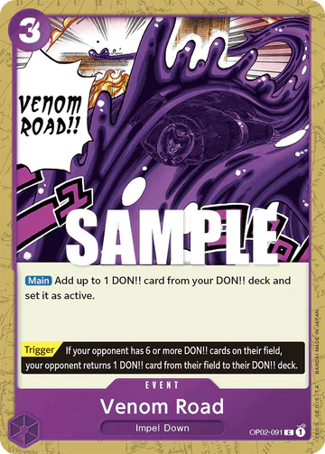 Venom Road - OP02-091 C - OP02 Paramount War - One Piece Card Game