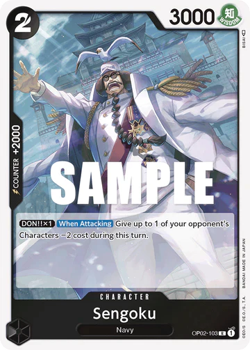Sengoku - OP02-103 R - OP02 Paramount War - One Piece Card Game (Foil)