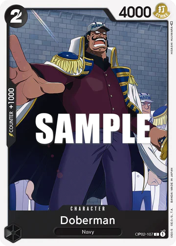 Doberman - OP02-107 C - OP02 Paramount War - One Piece Card Game