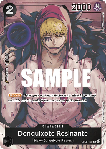 Donquixote Rosinante - OP02-108 C - OP02 Paramount War - One Piece Card Game (Box Topper Foil)