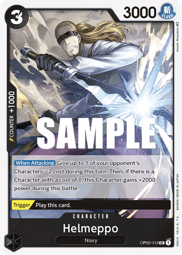 Helmeppo - OP02-113 UC - OP02 Paramount War - One Piece Card Game