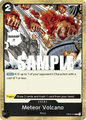 Meteor Volcano - OP02-119 R - OP02 Paramount War - One Piece Card Game (Foil)