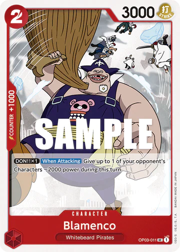 Blamenco - OP03-011 UC - OP03 Pillars of Strength - One Piece Card Game