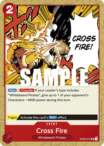 Cross Fire - OP03-017 UC - OP03 Pillars of Strength - One Piece Card Game