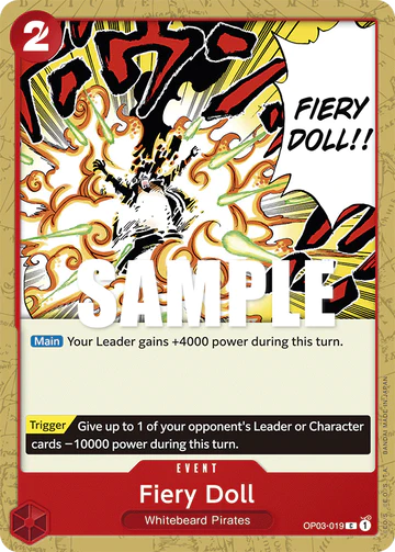 Fiery Doll - OP03-019 C - OP03 Pillars of Strength - One Piece Card Game