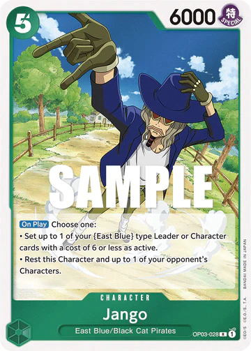 Jango - OP03-028 R - OP03 Pillars of Strength - One Piece Card Game (Foil)