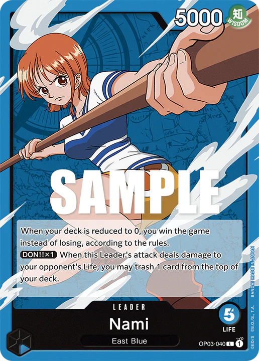 Nami - OP03-040 L - OP03 Pillars of Strength - One Piece Card Game