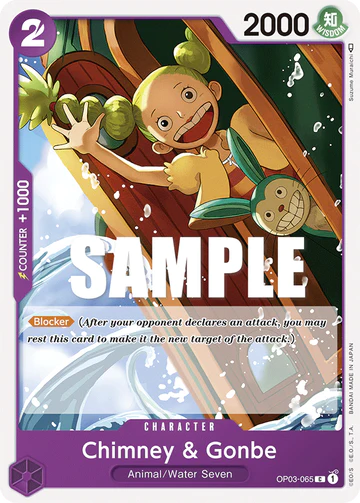 Chimney & Gonbe - OP03-065 C - OP03 Pillars of Strength - One Piece Card Game