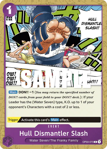 Hull Dismantler Slash - OP03-073 C - OP03 Pillars of Strength - One Piece Card Game