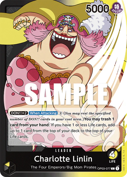 Charlotte Linlin - OP03-077 L - OP03 Pillars of Strength - One Piece Card Game