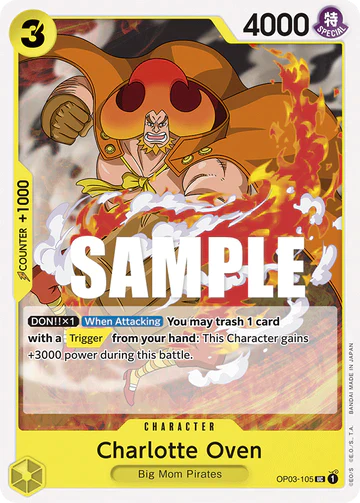 Charlotte Oven - OP03-105 UC - OP03 Pillars of Strength - One Piece Card Game