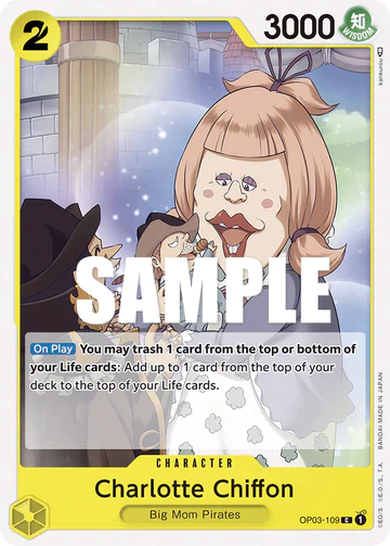 Charlotte Chiffon - OP03-109 C - OP03 Pillars of Strength - One Piece Card Game