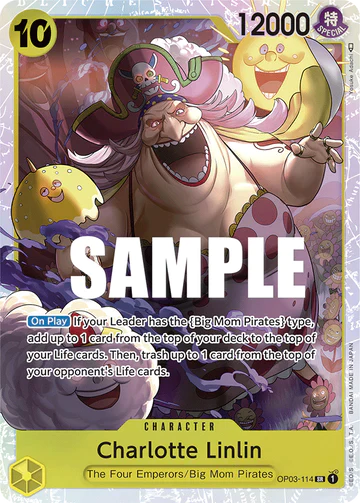 Charlotte Linlin - OP03-114 SR - OP03 Pillars of Strength - One Piece Card Game (Foil)