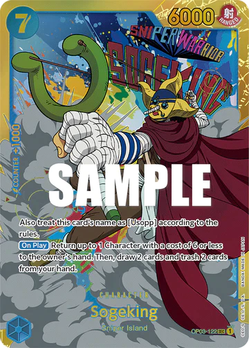 Sogeking - OP03-122 SEC - OP03 Pillars of Strength - One Piece Card Game (Foil)