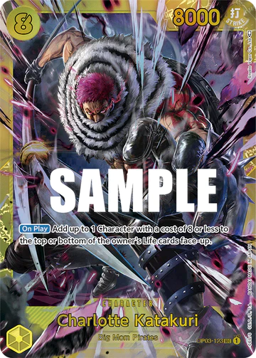 Charlotte Katakuri - OP03-123 SEC - OP03 Pillars of Strength - One Piece Card Game (Foil)