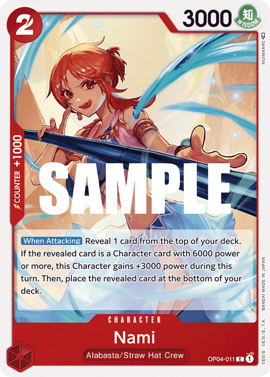 Nami - OP04-011 C - OP04 Kingdoms of Intrigue - NM - One Piece Card Game