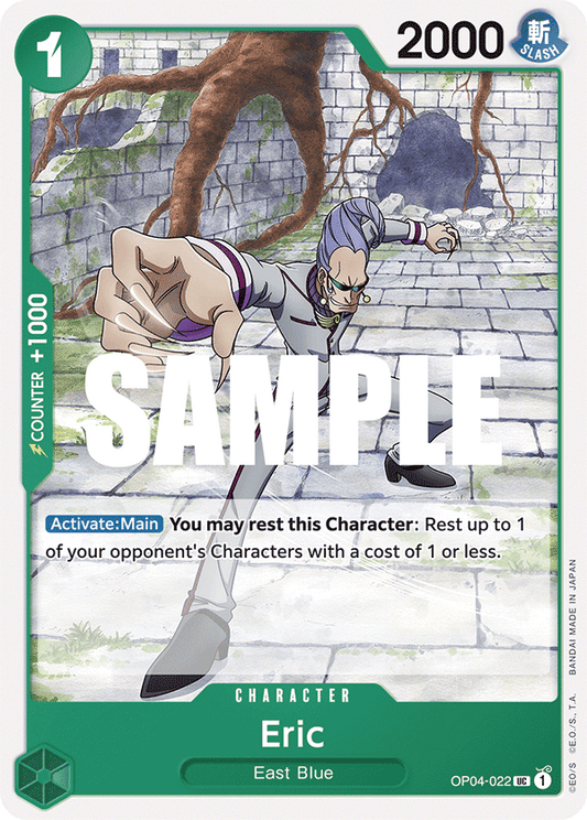 Eric - OP04-022 UC - OP04 Kingdoms of Intrigue - NM - One Piece Card Game