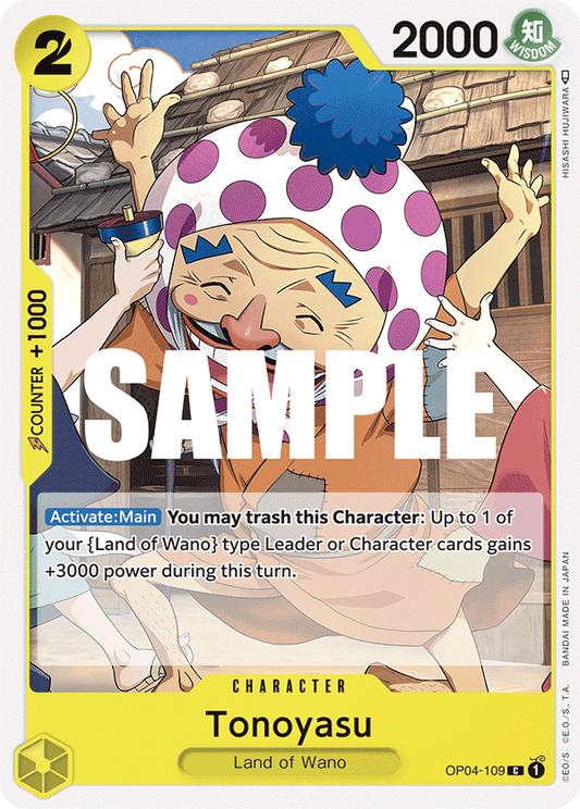 Tonoyasu - OP04-109 C - OP04 Kingdoms of Intrigue - NM - One Piece Card Game