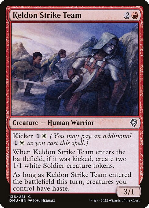 Keldon Strike Team - Dominaria United DMU - NM - 136 C