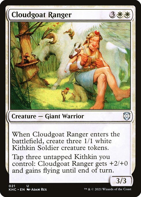 Cloudgoat Ranger - Kaldheim Commander CMR - NM - 021 U