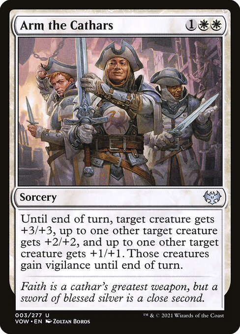 Arm The Cathars - Innistrad: Crimson Vow VOW - NM - 003 U