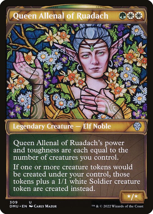 Queen Allenal of Ruadach - Dominaria United DMU - NM - 309 U (Showcase)