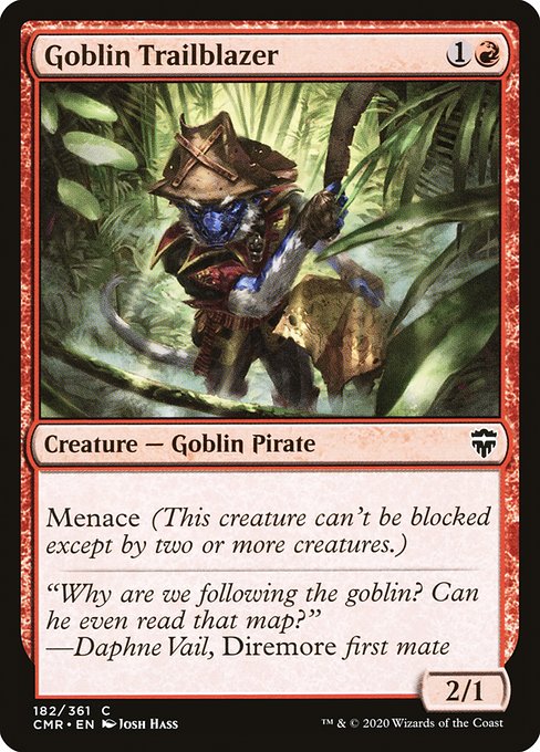 Goblin Trailblazer - Commander Legends CMR - 182 C (Foil)