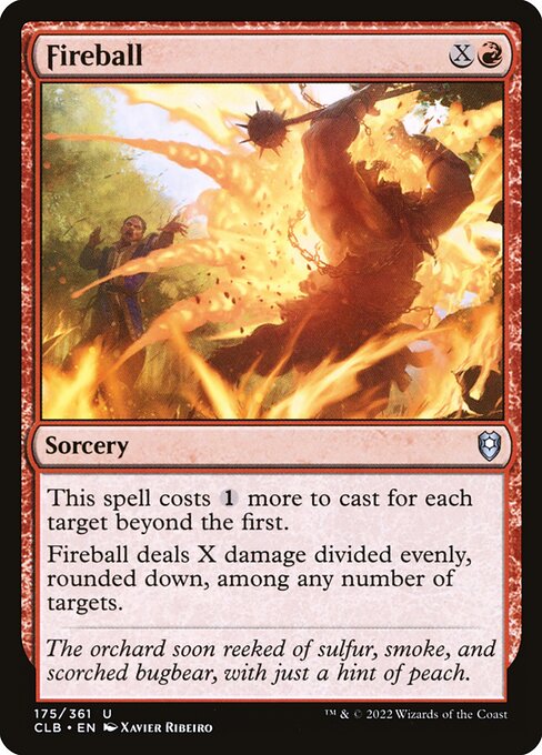 Fireball - Battle for Baldur's Gate CLB - NM - 175 U (Foil)