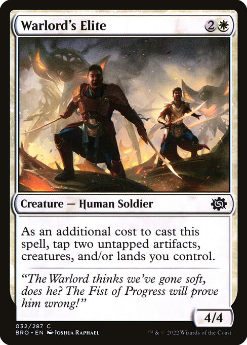 Warlord's Elite - The Brothers' War BRO - NM - 032 C