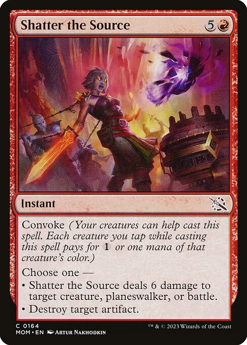 Shatter the Source - March of the Machine MOM - NM - 0164 C