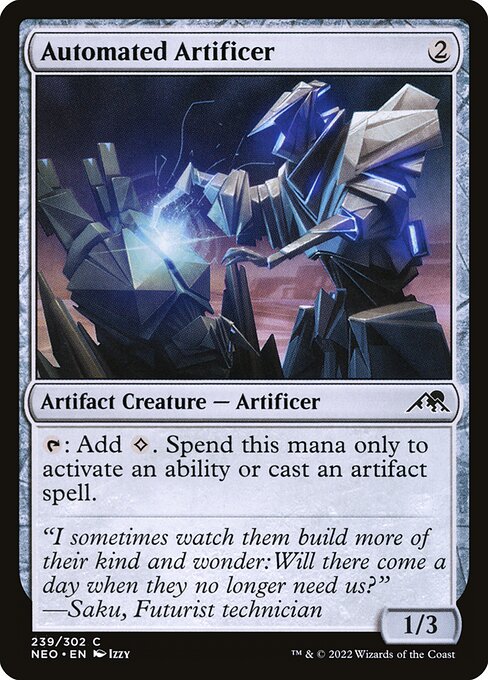 Automated Artificer - Kamigawa: Neon Dynasty NEO - NM - 239 C