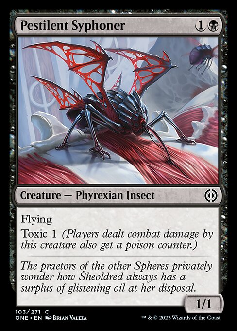 Pestilent Syphoner - Phyrexia: All Will Be One ONE - NM - 103 C