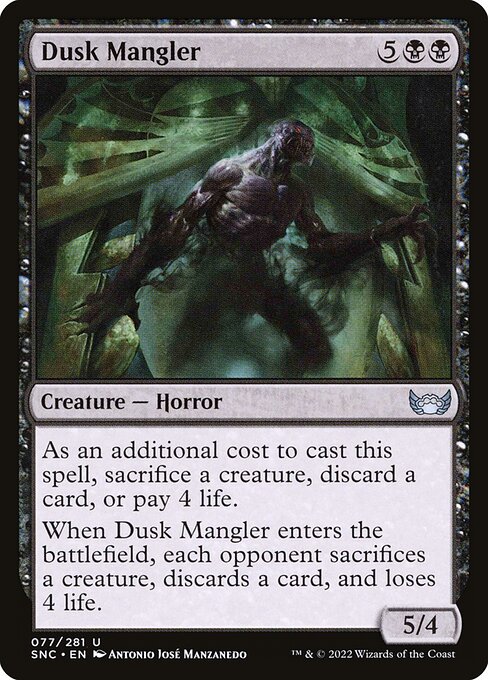 Dusk Mangler - Streets of New Capenna SNC - NM - 077 U