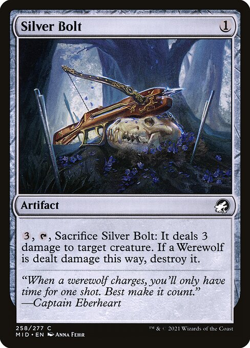 Silver Bolt - Innistrad: Midnight Hunt MID - NM - 258 C