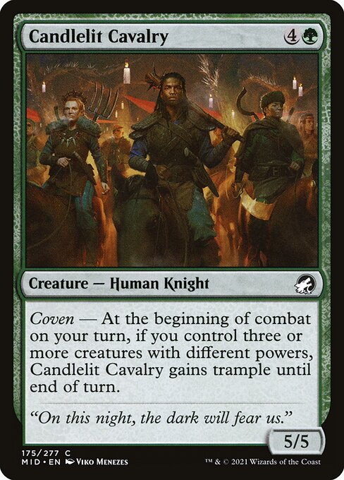 Candlelit Cavalry - Innistrad: Midnight Hunt MID - NM - 175 C