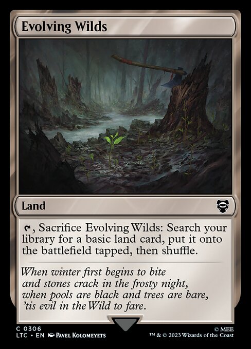 Evolving Wilds - Tales of Middle-earth Commander LTC - NM - 0306 C