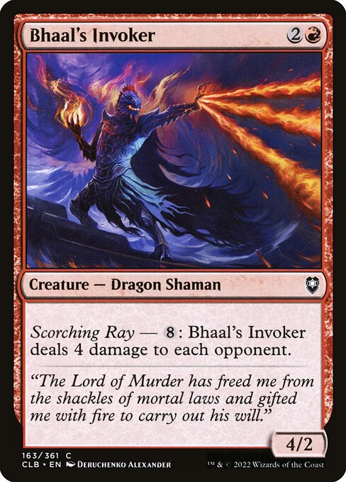 Bhaal's Invoker - Battle for Baldur's Gate CLB - NM - 163 C