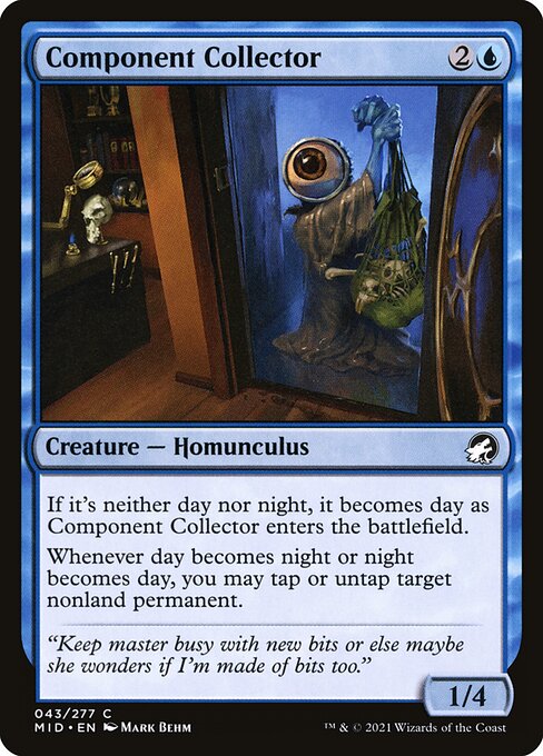 Component Collector - Innistrad: Midnight Hunt MID - NM - 043 C