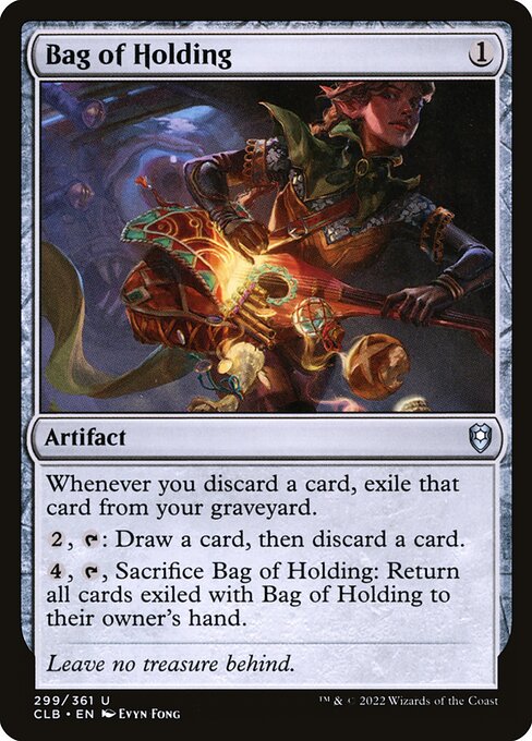 Bag of Holding - Battle for Baldur's Gate CLB - NM - 299 U