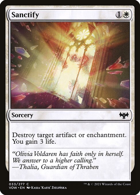 Sanctify - Innistrad: Crimson Vow VOW - NM - 033 C