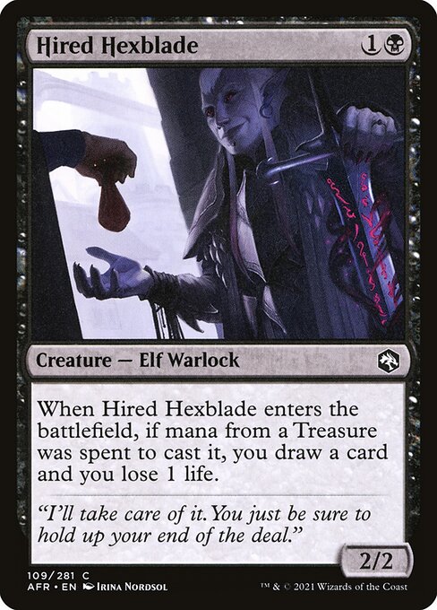 Hired Hexblade - Adventures in the Forgotten Realms AFR - NM - 109 C