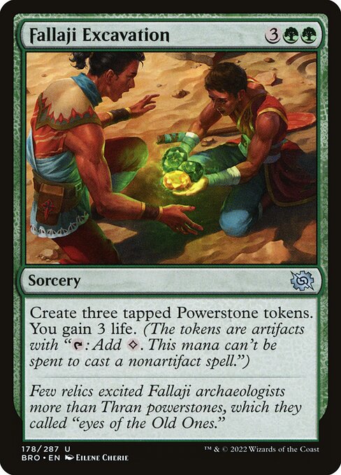 Fallaji Excavation - The Brothers' War BRO - NM - 178 U