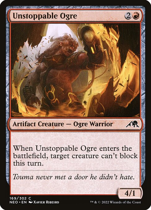 Unstoppable Ogre - Kamigawa: Neon Dynasty NEO - NM - 169 C