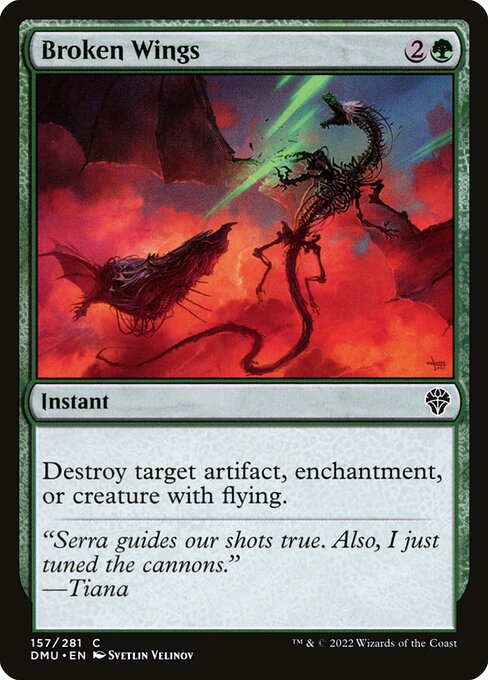 Broken Wings - Dominaria United DMU - NM - 157 C