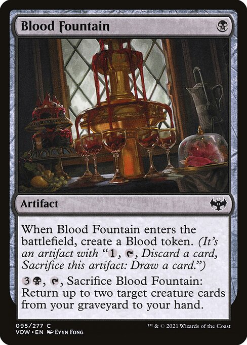 Blood Fountain - Innistrad: Crimson Vow VOW - NM - 095 C